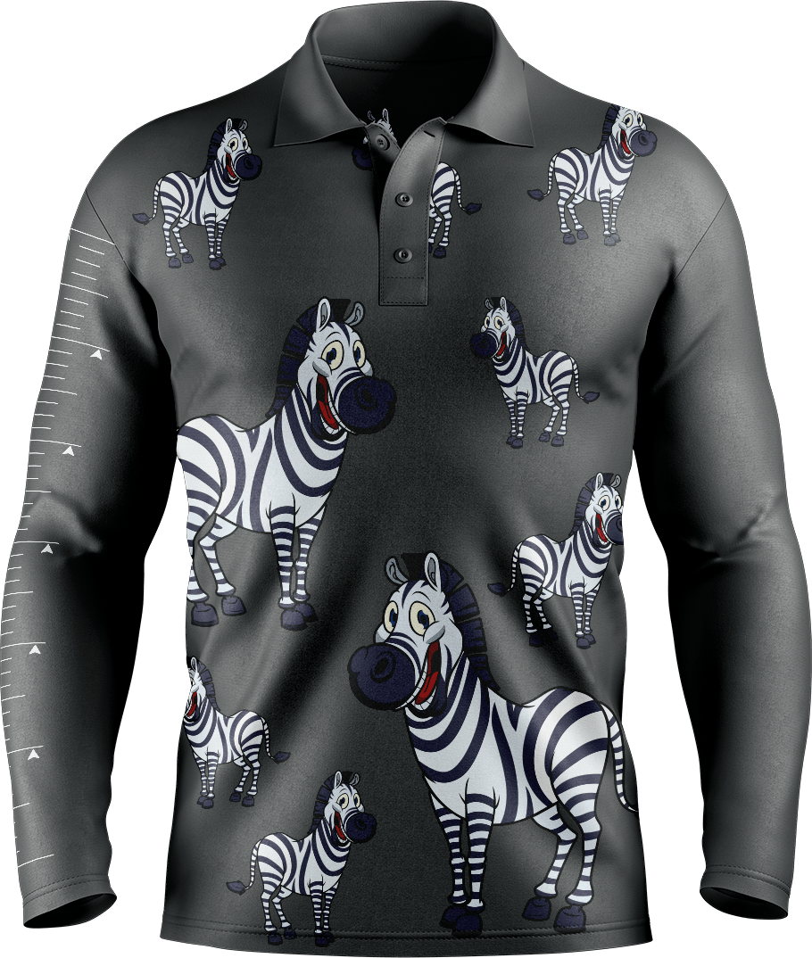Ziva Zebra Fishing Shirts