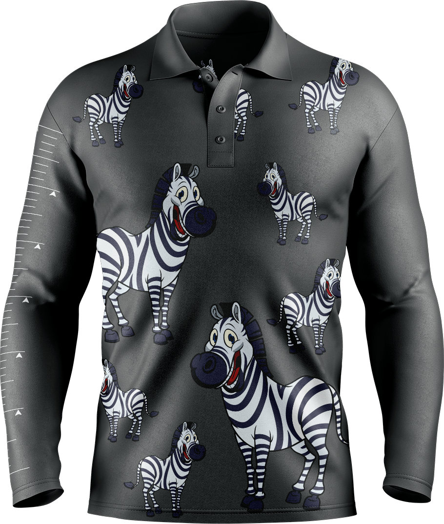 Ziva Zebra Fishing Shirts - fungear.com.au