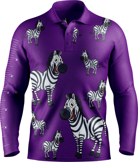 Ziva Zebra Fishing Shirts - fungear.com.au