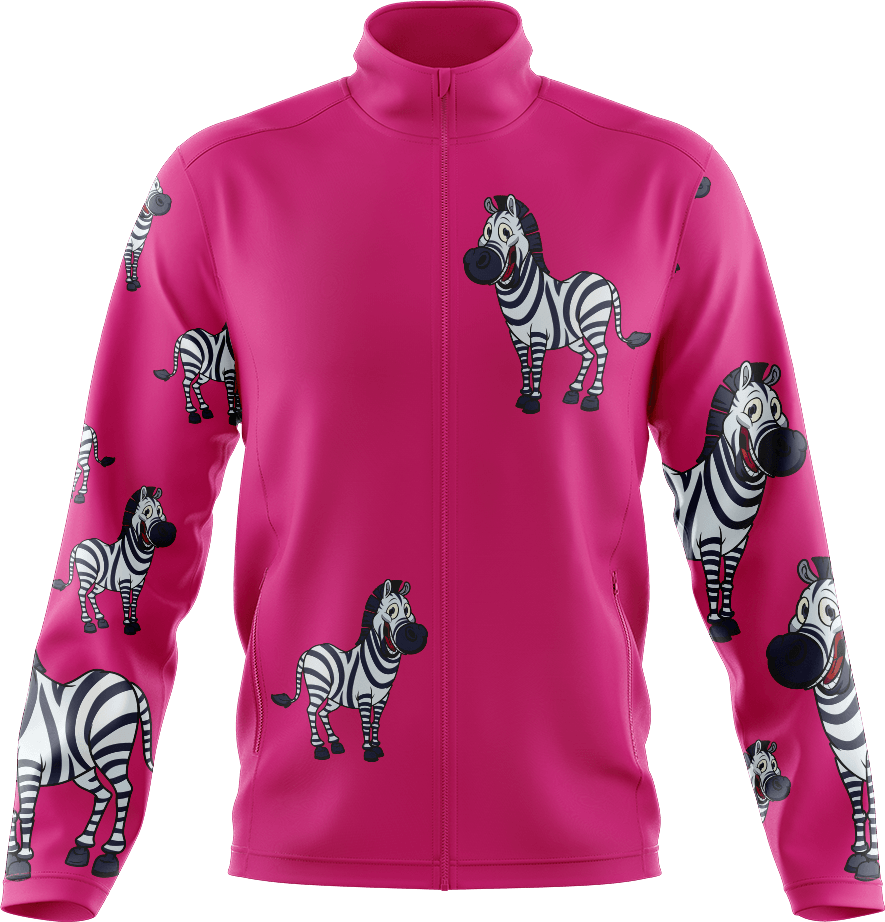 Ziva Zebra Full Zip Track Jacket - fungear.com.au