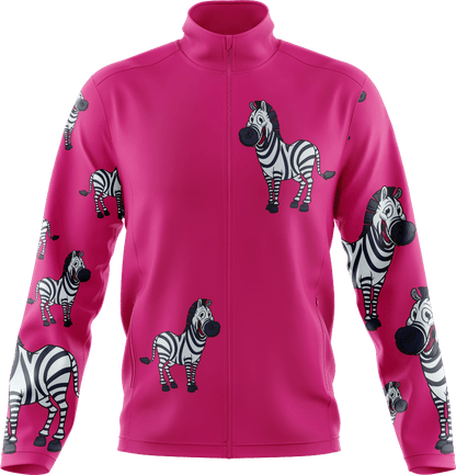 Ziva Zebra Full Zip Track Jacket - fungear.com.au