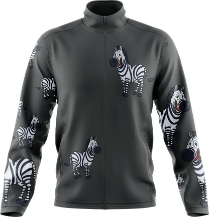 Ziva Zebra Full Zip Track Jacket - fungear.com.au