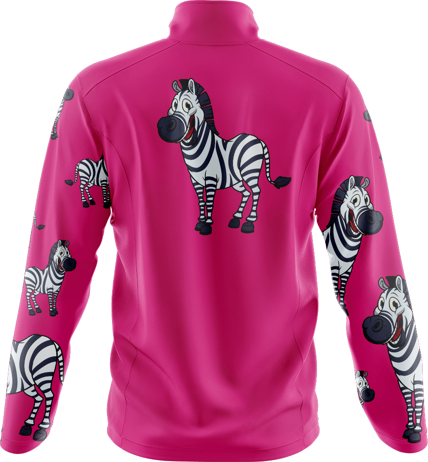 Ziva Zebra Full Zip Track Jacket - fungear.com.au