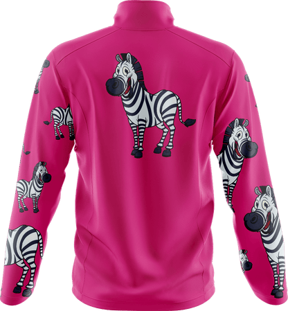 Ziva Zebra Full Zip Track Jacket - fungear.com.au