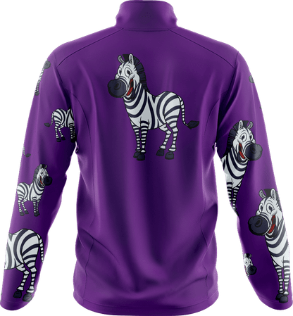 Ziva Zebra Full Zip Track Jacket - fungear.com.au