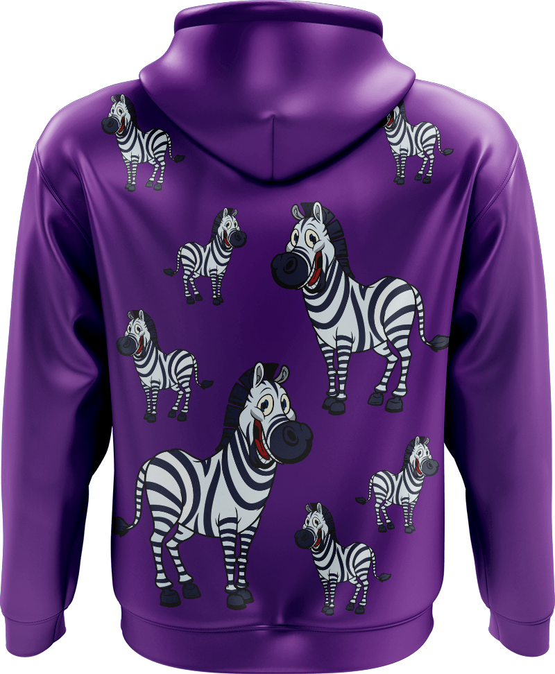 Ziva Zebra Hoodies - fungear.com.au