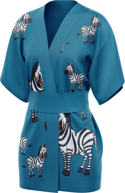 Ziva Zebra Kimono - fungear.com.au