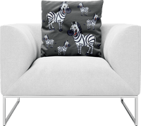 Ziva Zebra Pillows Cushions 2