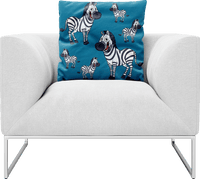 Ziva Zebra Pillows Cushions 1
