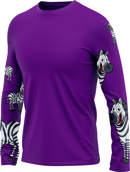 Ziva Zebra Rash Shirt Long Sleeve - fungear.com.au