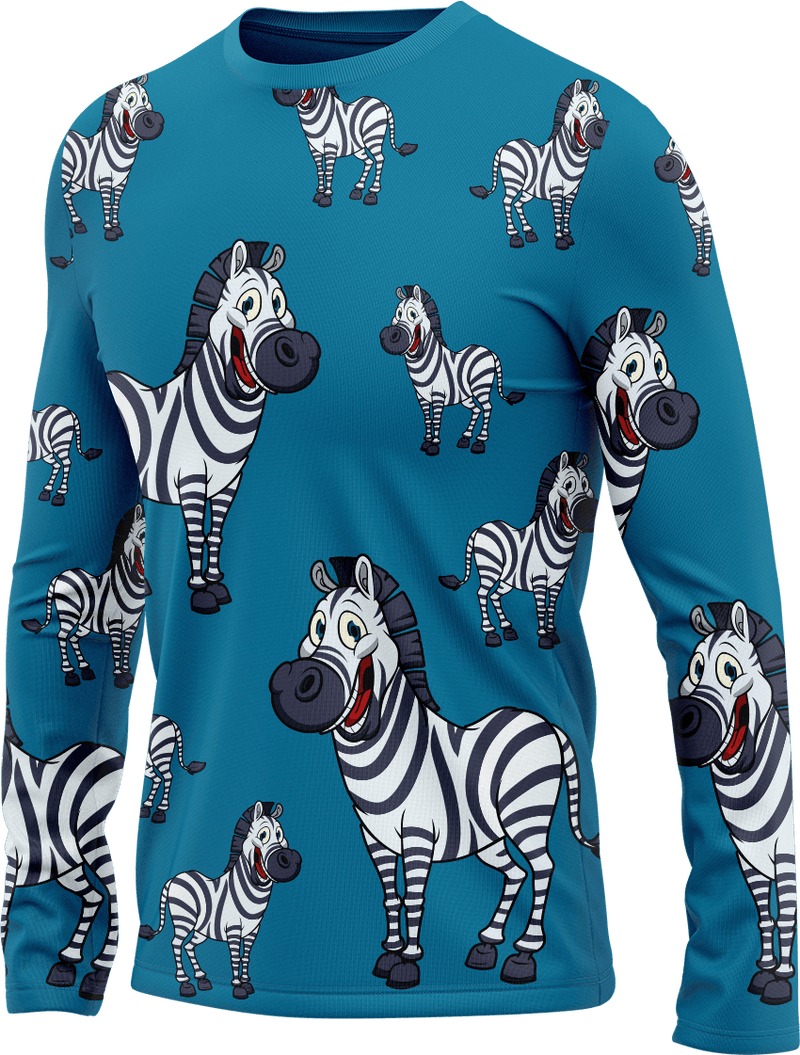 Ziva Zebra Rash Shirt Long Sleeve