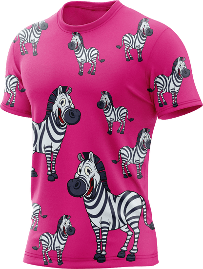 Ziva Zebra Rash Shirt Short Sleeve - fungear.com.au