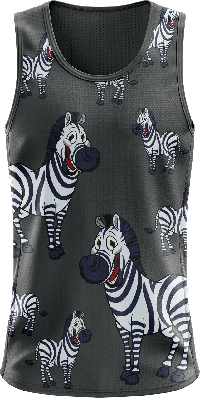 Ziva Zebra Singlets - fungear.com.au