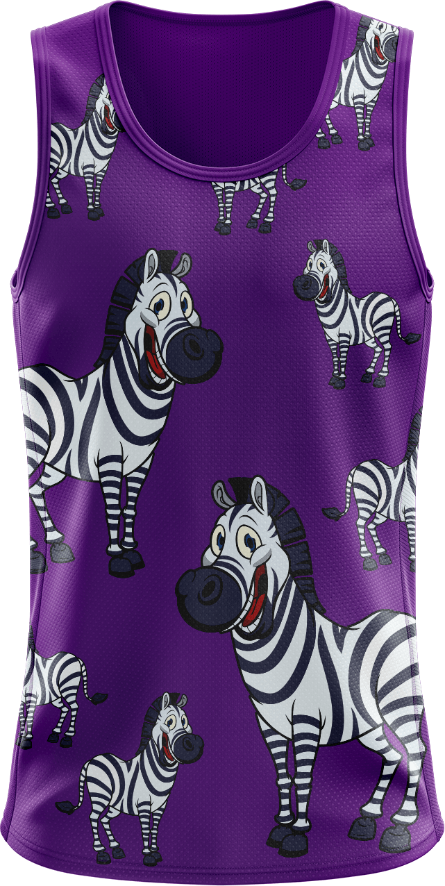 Ziva Zebra Singlets - fungear.com.au