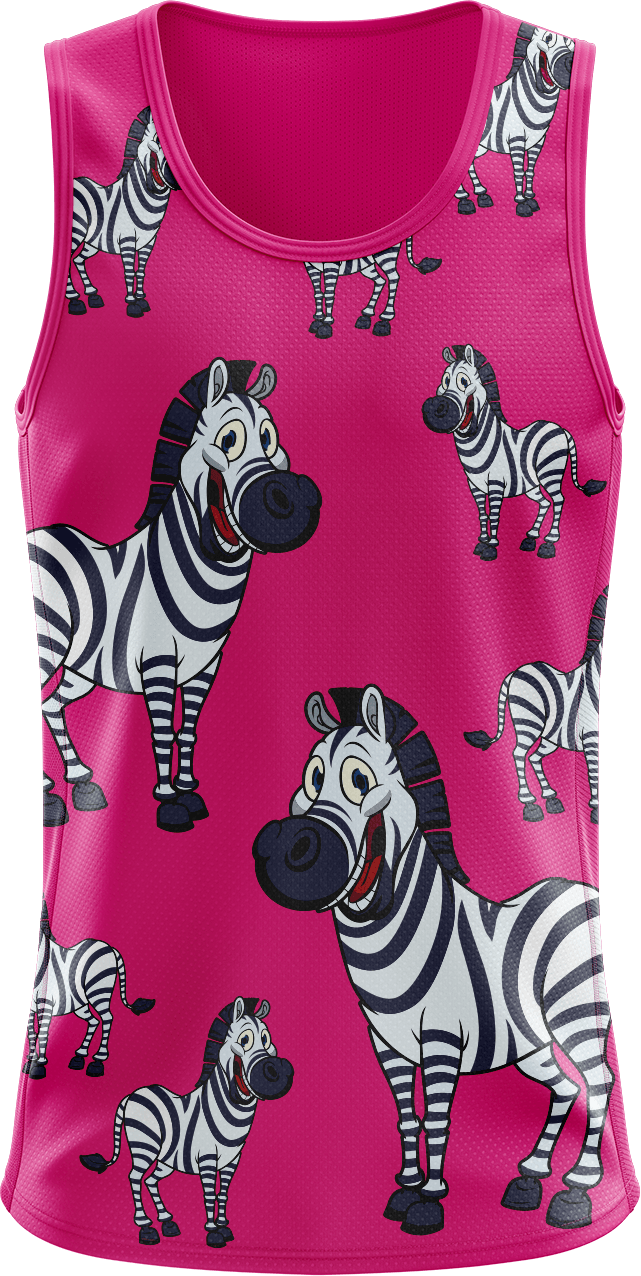 Ziva Zebra Singlets - fungear.com.au