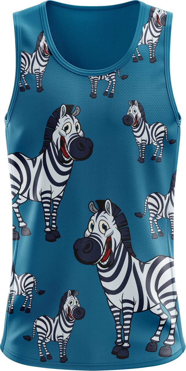 Ziva Zebra Singlets - fungear.com.au