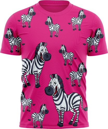 Ziva Zebra T shirts - fungear.com.au