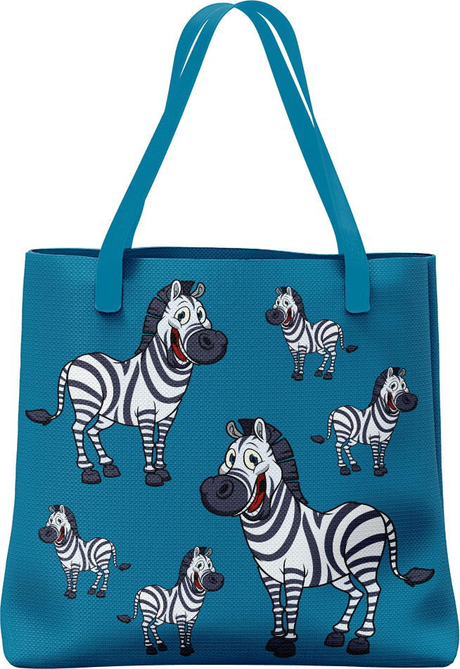Ziva Zebra Tote Bag