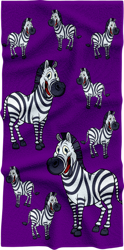 Ziva Zebra Towels - fungear.com.au