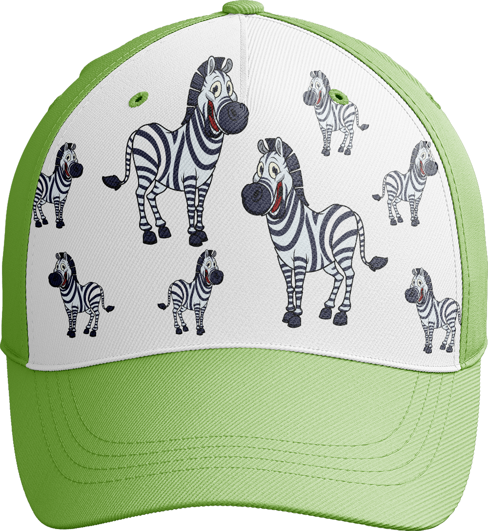 Ziva Zebra Trucker Cap - fungear.com.au