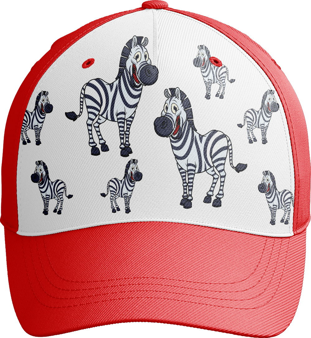 Ziva Zebra Trucker Cap - fungear.com.au