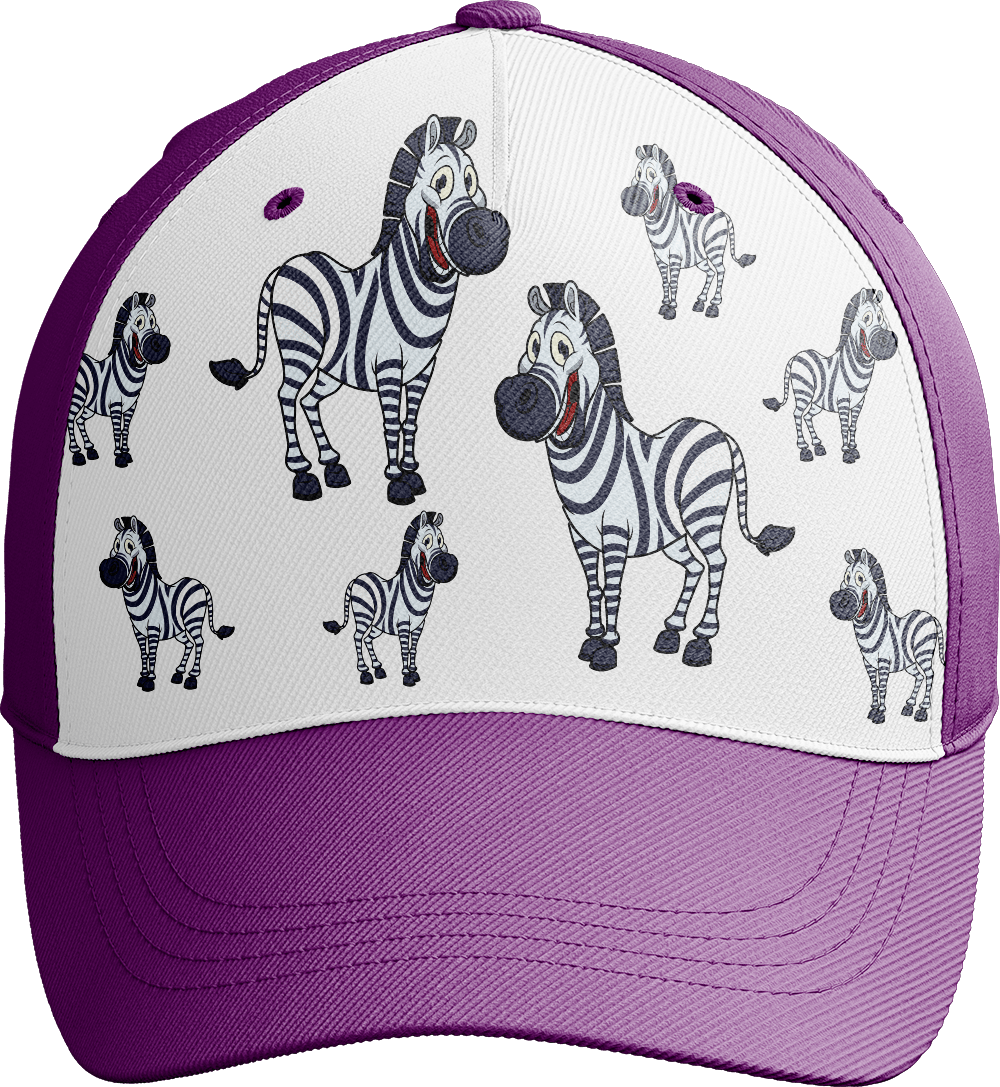 Ziva Zebra Trucker Cap - fungear.com.au