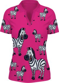 Ziva Zebra Women's Polo 3