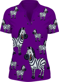 Ziva Zebra Women's Polo 4