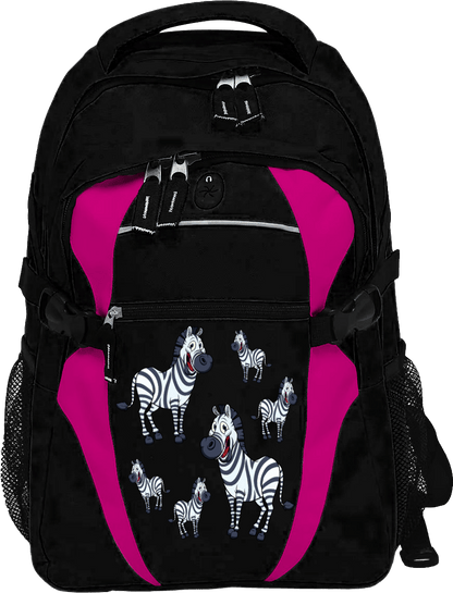 Ziva Zebra Zenith Backpack Limited Edition - fungear.com.au